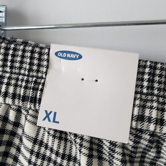 Old navy women's Wide Leg Plaid Pant size XL pull on high rise - Picture 8 of 10